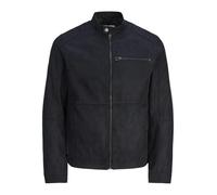 JACK & JONES Male Kunstlederjacke Kunstlederjacke, Farbe:Schwarz, Größe:XXL