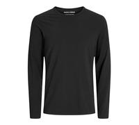 JACK & JONES Male Langarm-T-Shirt Einfarbig Langarm-T-Shirt