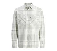 Jack & Jones Raymond Spring Check Überhemd S Aqua Gray