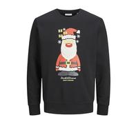 Jack & Jones Bradley Plus Size Sweatshirt Schwarz 3XL Mann (Herstellerartikelnummer: 12250594-Black-3XL)