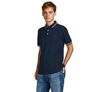 Jack & Jones Paulos Kurzarm Poloshirt M Navy Blazer / Detail Slim Fit (Herstellerartikelnummer: 12136668-NavyBlazer/DetailSlimFit-M)