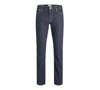 Regular-fit-Jeans JACK & JONES "JJICLARK JJEVAN AM 795 NOOS", Herren, Gr. 28, Länge 32, blau (blau, denim), Denim/Jeans, Obermaterial: 98% Baumwolle, 2% Elasthan, Abriebeffekte, regular fit normal, Je