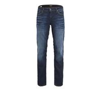 Regular-fit-Jeans JACK & JONES "JJICLARK mit Used-Look und Stretch für den Alltag", Herren, Gr. 30, Länge 30, mittelblau, Denim/Jeans, Obermaterial: 97% Baumwolle, 3% Elasthan, unifarben, regular fit 