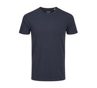 Jack & Jones Herren T-shirt Mann Jjebasic O-neck Tee S/s Noos Blau Größe L