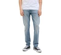 Slim-fit-Jeans JACK & JONES "JJIGLENN JJICON JJ 619 50SPS NOOS", Herren, Gr. 32, Länge 32, blau (blau, denim), Denim/Jeans, Obermaterial: 95% Baumwolle, 4% Elastomultiester, 1% Elasthan, Abriebeffekte