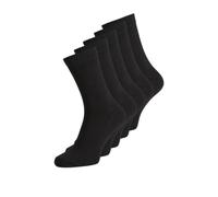 Jack & Jones Herrensocken JACJENS SOCK – 5er Set, Baumwollmischung, Schwarz, Einheitsgröße