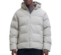Steppjacke JACK & JONES "JJESOHO PUFFER HOOD SN", Herren, Gr. L, grau (dove), Web, Obermaterial: 100% Polyester, unifarben, regular fit, hoch geschlossener Ausschnitt, Bündchen, Jacken (50481746-L) do
