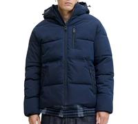 Steppjacke JACK & JONES "JJEOWEN PUFFER SN", Herren, Gr. L, blau (sky captain), Web, Obermaterial: 100% Polyester, unifarben, regular fit, Rippbündchen, Jacken (77623939-L) sky captain