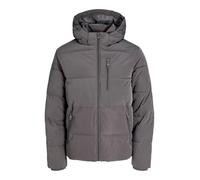 Steppjacke JACK & JONES "JJEOWEN PUFFER SN", Damen, Gr. M, grau (castlerock), Web, Obermaterial: 100% Polyester, unifarben, regular fit, Rippbündchen, Jacken Steppjacke (99929862-M)
