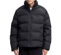 Steppjacke JACK & JONES "JJESOHO PUFFER COLLAR SN", Herren, Gr. S, schwarz, Web, Obermaterial: 100% Polyester, unifarben, regular fit, Rippbündchen, Jacken (37650220-S) schwarz