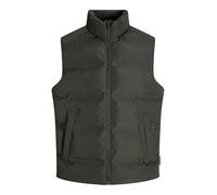 Steppweste "JJESOHO BODYWARMER COLLAR SN PLS", Herren, Gr. 4XL, rosin, Web, Obermaterial: 100% Polyester, JACK & JONES PLUSSIZE, unifarben, regular fit hüftlang, Westen (32675517-4XL) rosin