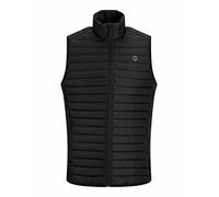 Steppweste JACK & JONES PLUSSIZE "MULTI BODYWARMER" Gr. 5XL (68/70), schwarz Herren Westen Steppwesten (43788816-5XL)