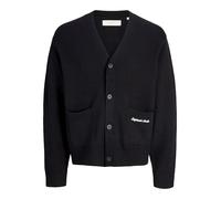 JACK & JONES Strickjacke JORNORREBRO schwarz | XL
