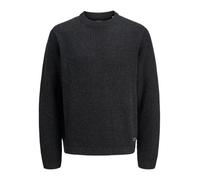 Jack & Jones Strickpullover Jjedover Knit Crew Neck einfarbig XS Schwarz