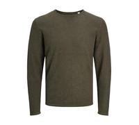 JACK & JONES Male Strickpullover Einfarbig Strickpullover