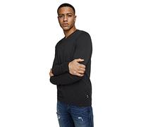 Jack & Jones Essential Basic Knitted Pullover Mit V-ausschnitt M Black