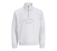 JACK & JONES Male Sweatshirt mit halbem Reißverschluss Sweatshirt mit halbem Reißverschluss