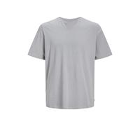 Jack & Jones T-Shirt JJEORGANIC BASIC TEE SS O-NECK NOOS – Bio-Baumwolle Unisex Grau Größe S