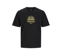 JACK & JONES Male T-Shirt Gedruckt Rundhals T-Shirt