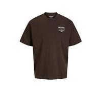 Rundhalsshirt JACK & JONES "JJEURBAN EDGE STUDIO TEE SS O-NECK NOOS", Herren, Gr. L, delicioso detail:2, Jersey, Obermaterial: 100% Baumwolle, bedruckt, modisch, weit taillenbedeckt, Rundhals, Kurzarm