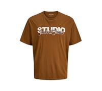 Gedruckt T-shirt M Braun