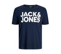 Jack & Jones T-Shirt JJECORP LOGO Übergröße – Rundhals Kurzarm 100% Baumwolle – Navy 3XL