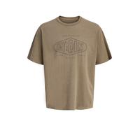 Jack & Jones Male T-Shirt Plus Size T-Shirt | Oversize Fit, Rückenprint, Kurzarm, Casual, Bei max. 30°C waschen