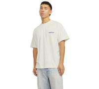 JACK&JONES - JCOUNION BACK PRINT TEE SS CREW NOOS sweet corn - Gr. - L