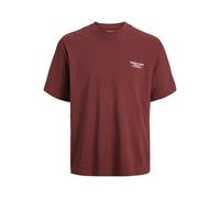 JACK & JONES Male T-Shirt T-Shirt | Oversize Fit, Rückenprint, Kurzarm, Casual, Bei max. 40°C waschen