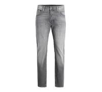 Comfort-fit-Jeans JACK & JONES "JJIMIKE JJFOX CB 08", Herren, Gr. 33, Länge 30, schwarz (schwarz denim), Denim/Jeans, Obermaterial: 98% Baumwolle, 2% Elasthan, comfort fit, Jeans (97454716-33) schwarz