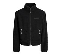 Plus Size Teddyfell Jacke EU5XL US3XL Schwarz