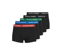 Trunk JACK & JONES "JACHUEY TRUNKS 5 PACK NOOS" Gr. L, 5 St., blau (electric blue lemonade) Herren Unterhosen (26292004-L)