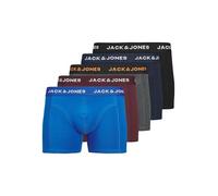 Jack & Jones 5-er Set Trunks Bordeaux, Grau, Blau und Schwarz