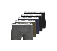 Jack & Jones JACBASIC WHITE WB TRUNKS 5er Pack XL Forest Night Navy Blazer - Dark Grey Melange - Black - Black 12214455 (823193) verschiedene XL