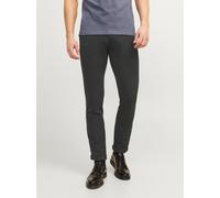 Jack & Jones "MARCO - Chinohose mit Stretchanteil und Komfort" modisch, slim fit, Web (92837025-31) dunkelgrau melange