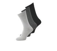 Jack & Jones Socken Jacordinary Socks 3 Pack – Baumwollmischung, schwarz/dunkelgrau/light grau