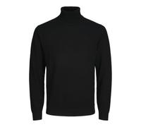 JACK&JONES Men's Jprccmark Merino Knit Roll Neck Sn Strickpullover, Black, M