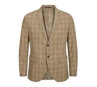 JACK & JONES Men's JPRFRANCO Check Blazer Anzugjacke, Petrified Oak/Checks:SUPER Slim FIT, 52