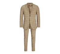 JACK & JONES Men's JPRFRANCO Check Suit SN Anzug, Petrified Oak/Checks:SUPER Slim FIT, 50