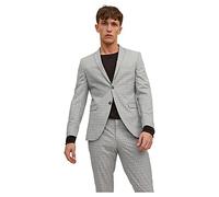 JACK & JONES Men's JPRSOLARIS Check Blazer SN Anzugjacke, Moonstruck/Checks:SUPER Slim FIT, 50
