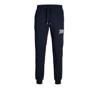 JACK & JONES Men's JPSTGORDON JJTREVOR Sweat Pants GMS Jogginghose, Navy Blazer, L