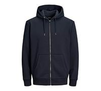 Jack & Jones NOS Herren JJESOFT SWEAT ZIP HOOD NOOS Sweatjacke, per pack Blau (Navy Blazer Fit: Relaxed), XX-Large (Herstellergröße: XXL)