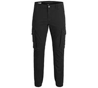 JACK&JONES PANTS STUDIO JJIPAUL JJFLAKE AKM 542 BLACK NOOS, 28/32