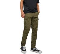 Jack & Jones Ace Tucker Ama Cargohose 28 Olive Night / Detail Solid