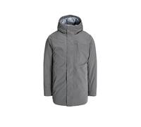 Parka JACK & JONES "JJEKEEN PARKA AW25 SN", Herren, Gr. M, grau (castlerock), Web, Obermaterial: 100% Polyester, unifarben, modisch, regular fit, hoch geschlossener Ausschnitt, Langarm, Jacken (923193