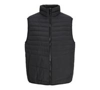 Jack&Jones Plus Herren Jjestate Packable Puffer Bw Collar Pls Steppweste, Schwarz, 4XL EU