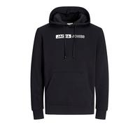 Jack & Jones Corp Logo Play Plus Size Kapuzenpullover (Herstellerartikelnummer: 12236806-Black/PrintPlay5-EU6XLUS4XL)
