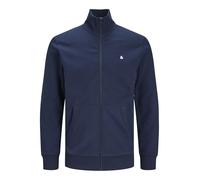 JACK & JONES Male Sweatshirt mit Reißverschluss Plus Einfarbig Sweatshirt mit Reißverschluss