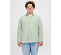 Jack & Jones PlusSize Langarmhemd "JJEBREEZE SHIRT LS SN PLS" mit Hemdkragen (18770546-5XL)