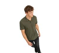 Poloshirt JACK & JONES "BASIC POLO", Herren, Gr. XXL, grün (olive night), Piqué, Obermaterial: 100% Baumwolle, schmal hüftbedeckend, Rundhals, Bündchen, Shirts, Baumwolle, slim fit (93304940-XXL) oliv